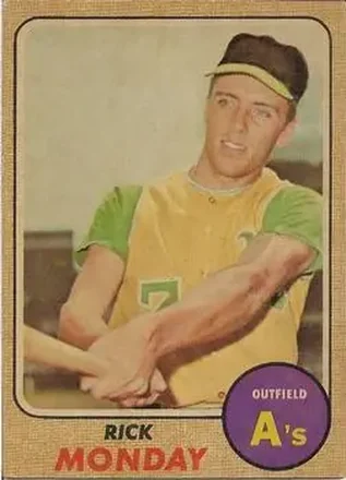 1968 Topps Venezuelan #282 - Rick Monday - Oakland Athletics