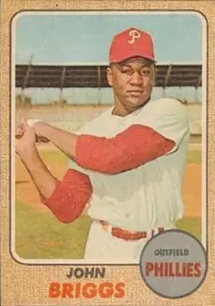 1968 Topps Venezuelan #284 - Johnny Briggs - Philadelphia Phillies