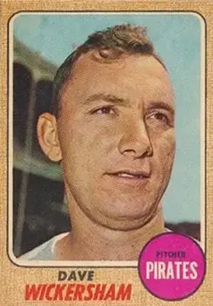 1968 Topps Venezuelan #288 - Dave Wickersham - Pittsburgh Pirates