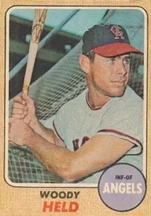 1968 Topps Venezuelan #289 - Woodie Held - California Angels 1968 Topps Venezuelan #289 - Woodie Held - California Angels