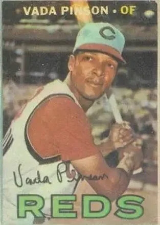 1967 Topps Venezuelan #285 - Vada Pinson - Cincinnati Reds