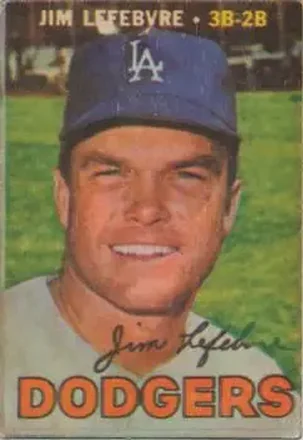 1967 Topps Venezuelan #286 - Jim Lefebvre - Los Angeles Dodgers