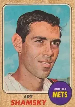 1968 Topps Venezuelan #292 - Art Shamsky - New York Mets 1968 Topps Venezuelan #292 - Art Shamsky - New York Mets