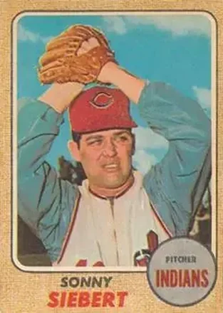 1968 Topps Venezuelan #295 - Sonny Siebert - Cleveland Indians