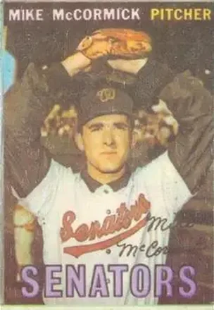 1967 Topps Venezuelan #289 - Mike McCormick - Washington Senators 1967 Topps Venezuelan #289 - Mike McCormick - Washington Senators