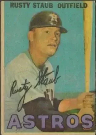 1967 Topps Venezuelan #292 - Rusty Staub - Houston Astros