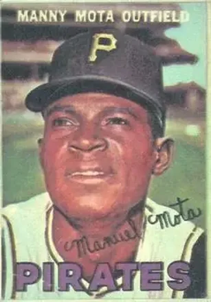 1967 Topps Venezuelan #293 - Manny Mota - Pittsburgh Pirates 1967 Topps Venezuelan #293 - Manny Mota - Pittsburgh Pirates
