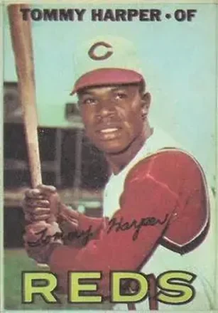 1967 Topps Venezuelan #294 - Tommy Harper - Cincinnati Reds 1967 Topps Venezuelan #294 - Tommy Harper - Cincinnati Reds