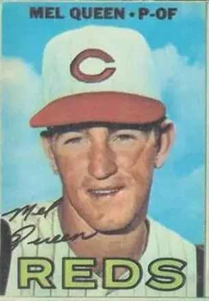 1967 Topps Venezuelan #296 - Mel Queen - Cincinnati Reds 1967 Topps Venezuelan #296 - Mel Queen - Cincinnati Reds