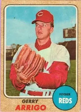 1968 Topps Venezuelan #302 - Gerry Arrigo - Cincinnati Reds 1968 Topps Venezuelan #302 - Gerry Arrigo - Cincinnati Reds