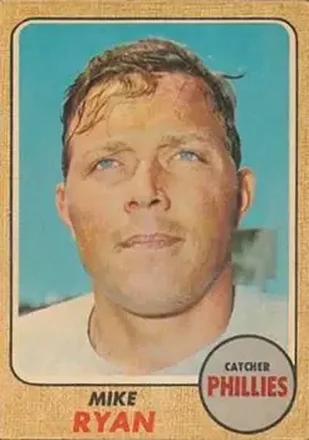 1968 Topps Venezuelan #306 - Mike Ryan - Philadelphia Phillies