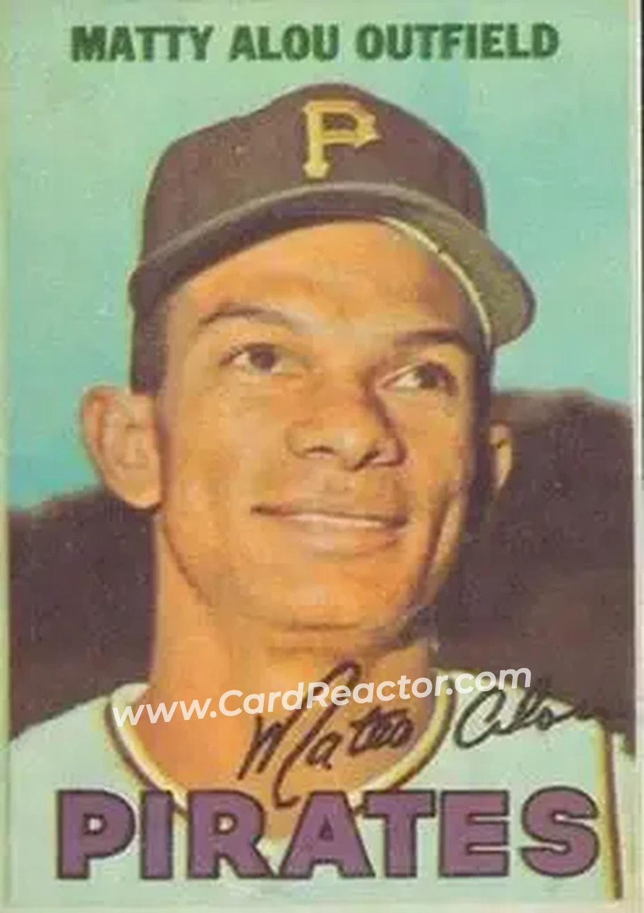 1967 Topps Venezuelan #298 - Matty Alou - Pittsburgh Pirates - Front