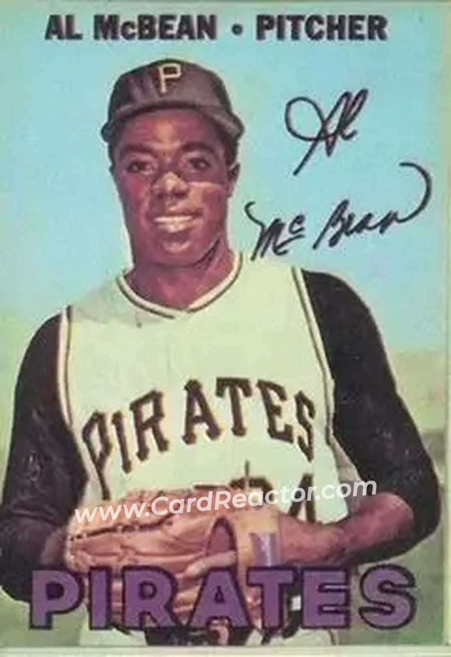 1967 Topps Venezuelan #301 - Al McBean - Pittsburgh Pirates - Front