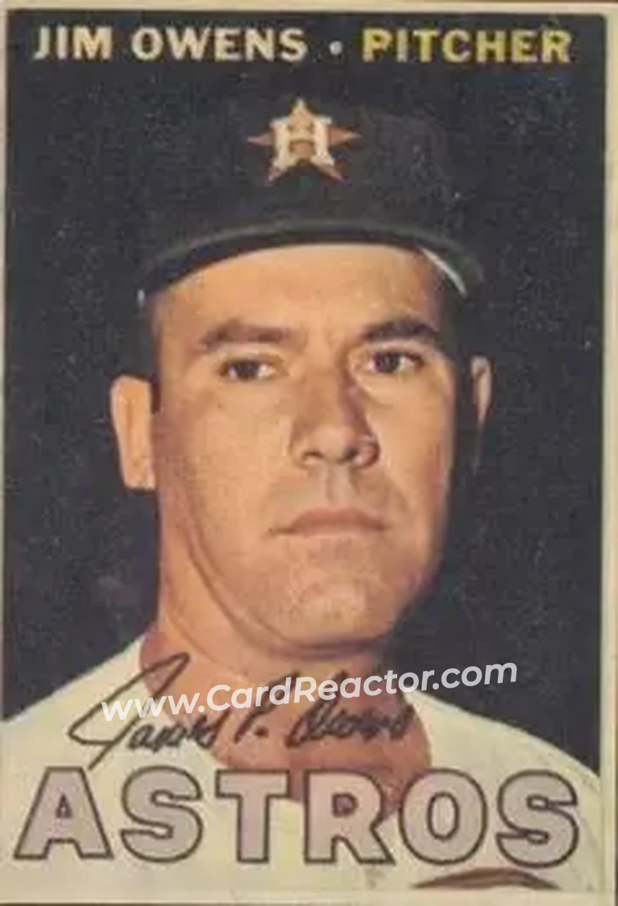 1967 Topps Venezuelan #304 - Jim Owens - Houston Astros - Front 1967 Topps Venezuelan #304 - Jim Owens - Houston Astros - Front