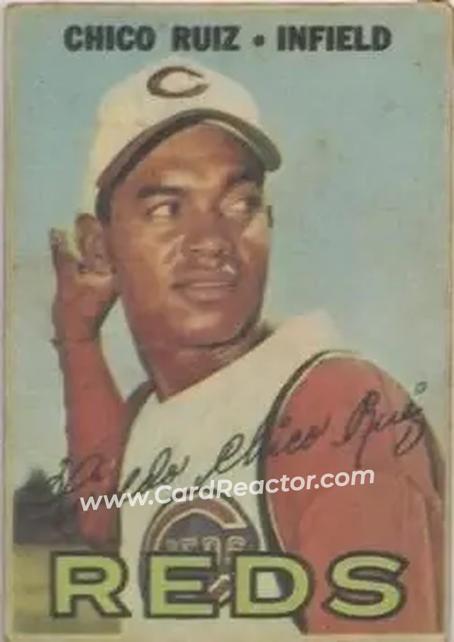 1967 Topps Venezuelan #305 - Chico Ruiz - Cincinnati Reds - Front