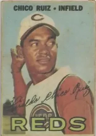 1967 Topps Venezuelan #305 - Chico Ruiz - Cincinnati Reds 1967 Topps Venezuelan #305 - Chico Ruiz - Cincinnati Reds