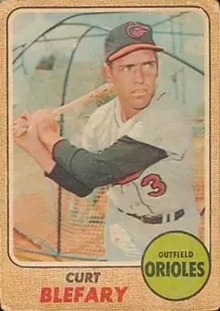 1968 Topps Venezuelan #312 - Curt Blefary - Baltimore Orioles 1968 Topps Venezuelan #312 - Curt Blefary - Baltimore Orioles