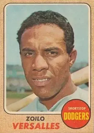 1968 Topps Venezuelan #315 - Zoilo Versalles - Los Angeles Dodgers