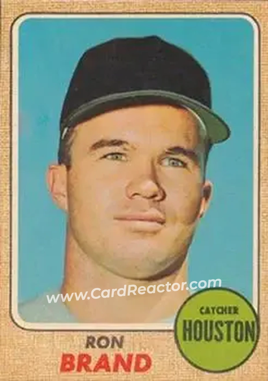 1968 Topps Venezuelan #317 - Ron Brand - Houston Astros - Front