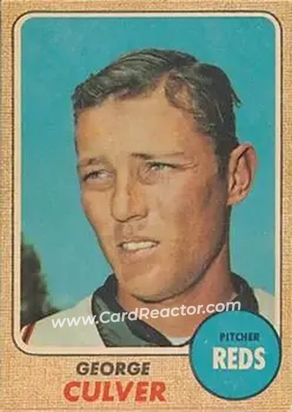 1968 Topps Venezuelan #319 - George Culver - Cincinnati Reds - Front 1968 Topps Venezuelan #319 - George Culver - Cincinnati Reds - Front
