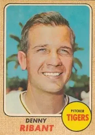1968 Topps Venezuelan #326 - Dennis Ribant - Detroit Tigers