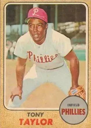 1968 Topps Venezuelan #327 - Tony Taylor - Philadelphia Phillies