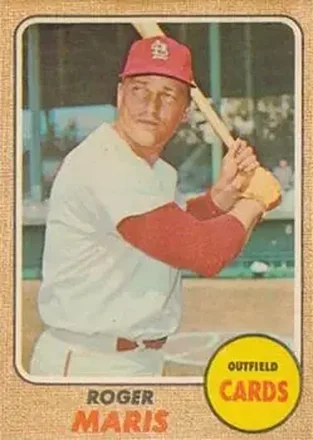 1968 Topps Venezuelan #330 - Roger Maris - St. Louis Cardinals 1968 Topps Venezuelan #330 - Roger Maris - St. Louis Cardinals