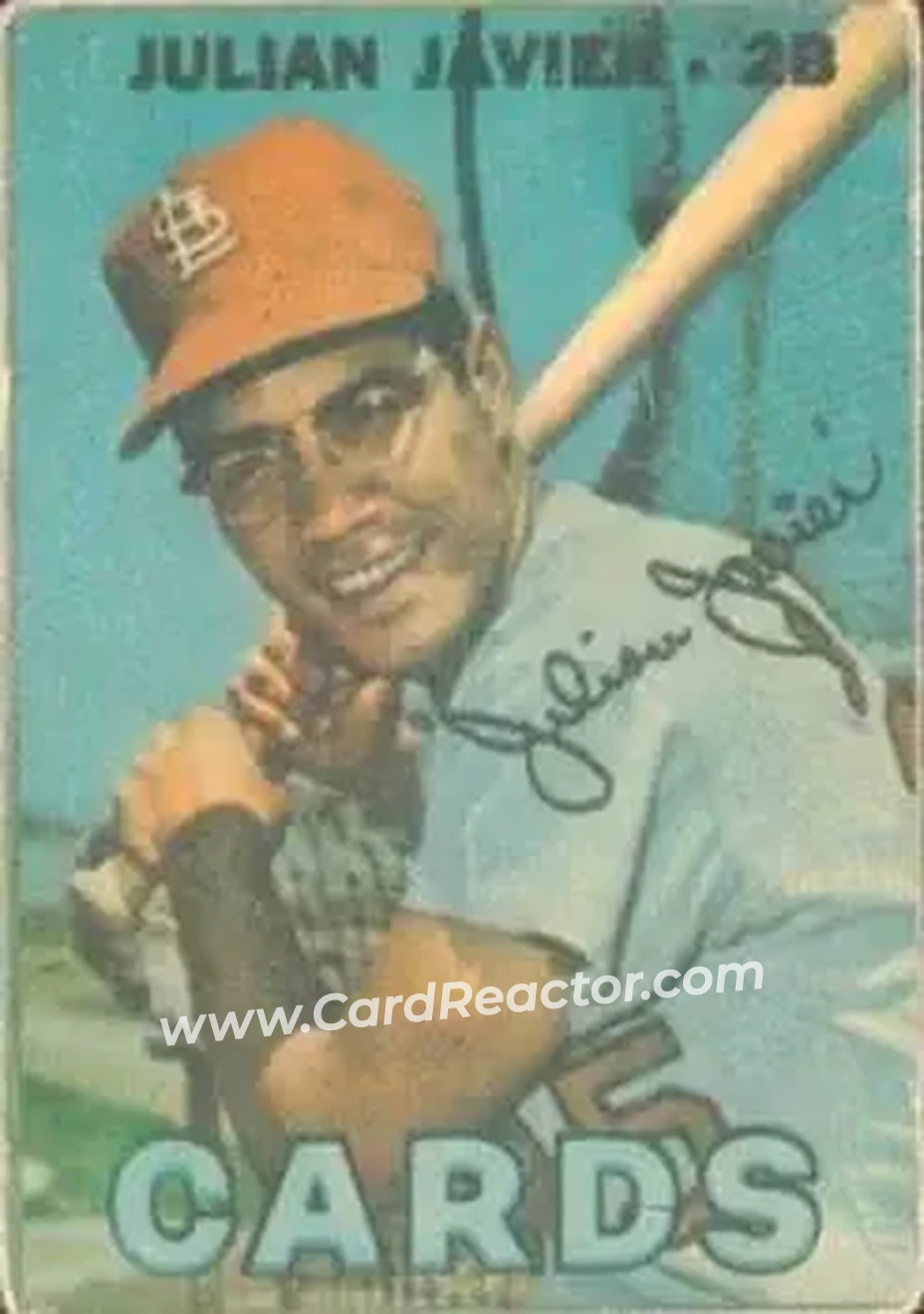 1967 Topps Venezuelan #320 - Julian Javier - St. Louis Cardinals - Front