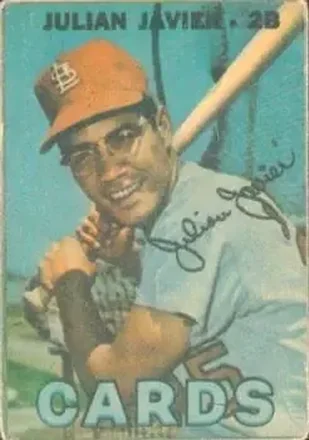 1967 Topps Venezuelan #320 - Julian Javier - St. Louis Cardinals 1967 Topps Venezuelan #320 - Julian Javier - St. Louis Cardinals