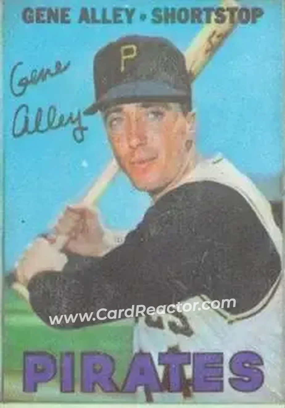 1967 Topps Venezuelan #322 - Gene Alley - Pittsburgh Pirates - Front
