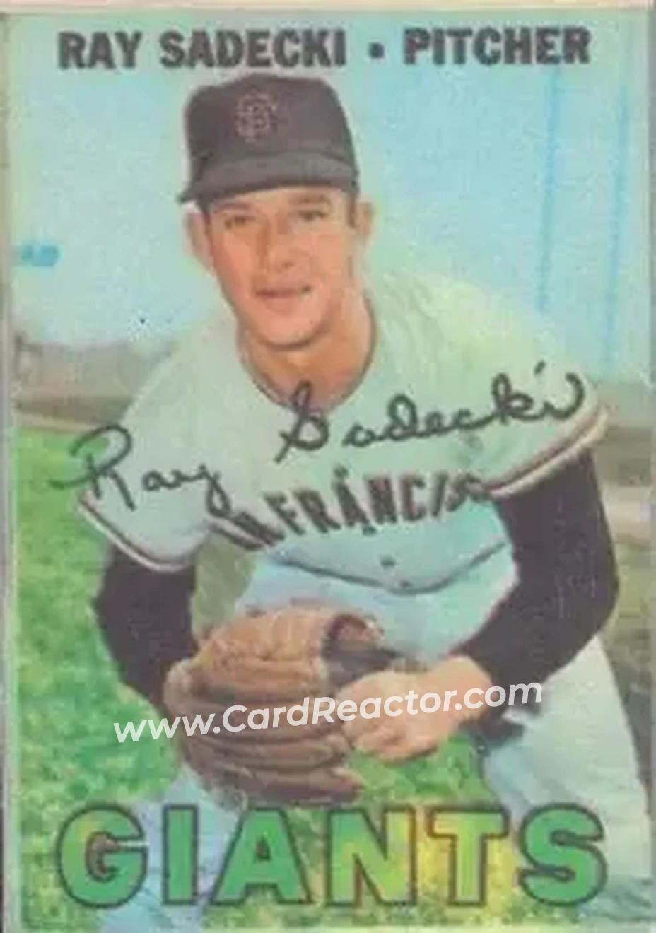 1967 Topps Venezuelan #323 - Ray Sadecki - San Francisco Giants - Front