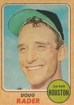 1968 Topps Venezuelan #332 - Doug Rader - Houston Astros