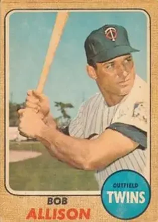 1968 Topps Venezuelan #335 - Bob Allison - Minnesota Twins