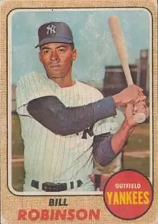 1968 Topps Venezuelan #337 - Bill Robinson (b. 1943 OF) - New York Yankees