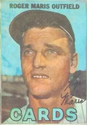 1967 Topps Venezuelan #328 - Roger Maris - St. Louis Cardinals 1967 Topps Venezuelan #328 - Roger Maris - St. Louis Cardinals