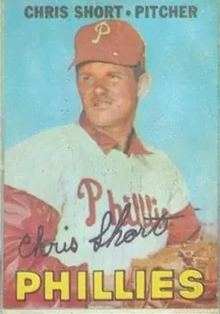 1967 Topps Venezuelan #329 - Chris Short - Philadelphia Phillies