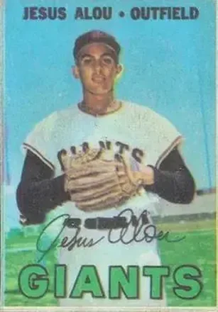 1967 Topps Venezuelan #330 - Jesus Alou - San Francisco Giants