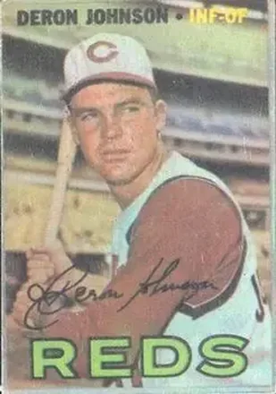 1967 Topps Venezuelan #331 - Deron Johnson - Cincinnati Reds