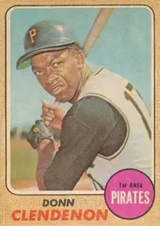 1968 Topps Venezuelan #344 - Donn Clendenon - Pittsburgh Pirates
