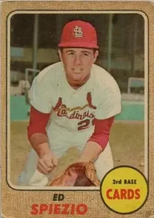 1968 Topps Venezuelan #349 - Ed Spiezio - St. Louis Cardinals