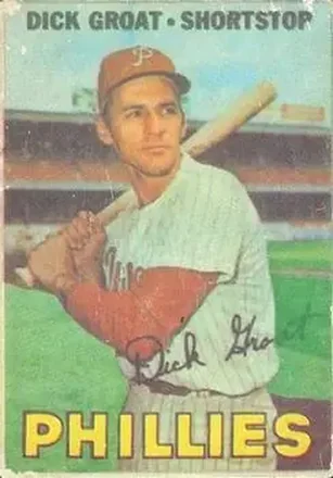 1967 Topps Venezuelan #338 - Dick Groat - Philadelphia Phillies
