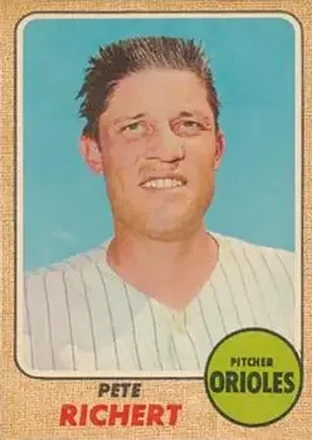 1968 Topps Venezuelan #354 - Pete Richert - Baltimore Orioles