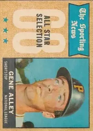 1968 Topps Venezuelan #368 - Gene Alley - Pittsburgh Pirates