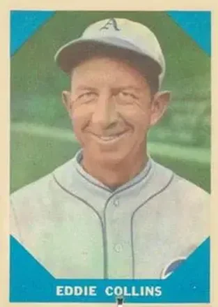 1960 Fleer Baseball Greats #80 - Eddie Collins - Pepper Martin SP, VAR - Philadelphia Athletics - Philadelphia Athletics