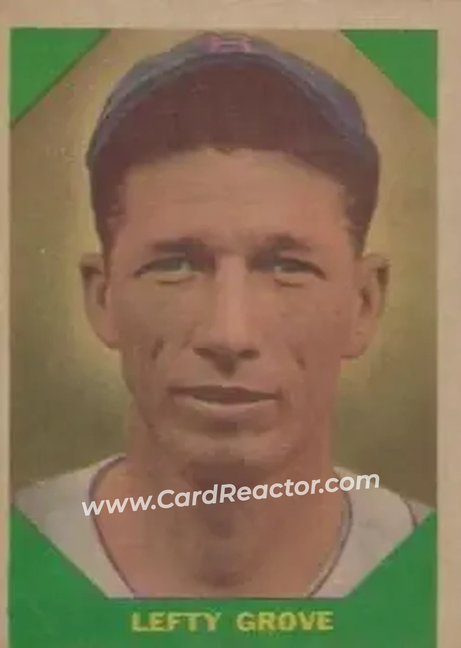 1960 Fleer Baseball Greats #80 - Lefty Grove - Pepper Martin SP, VAR - Boston Red Sox - Boston Red Sox - Front