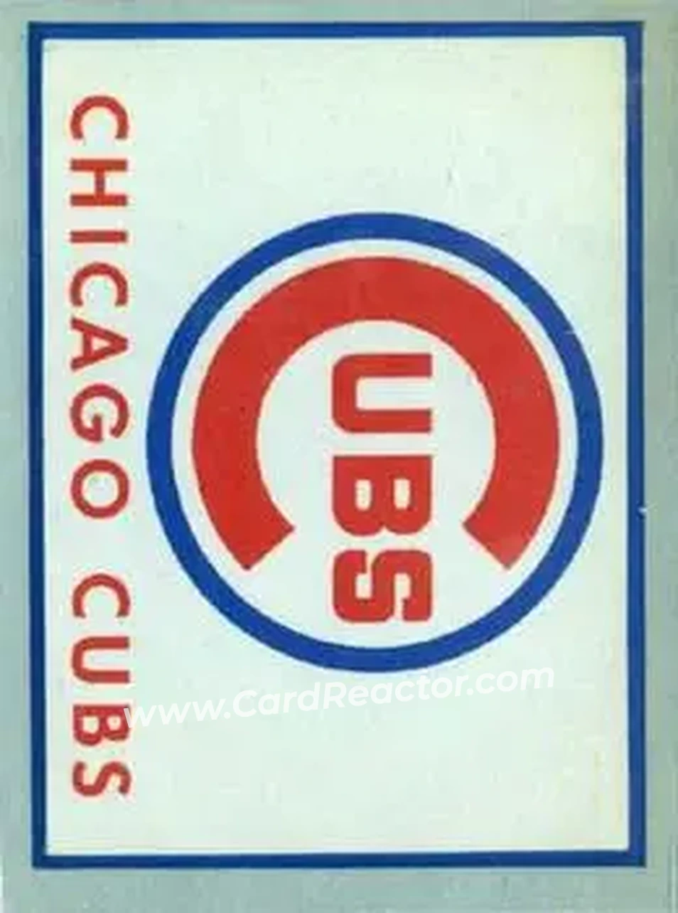 1960 Fleer Baseball Greats - Team Emblems #NNO - Chicago Cubs - Chicago Cubs - Chicago Cubs - Front