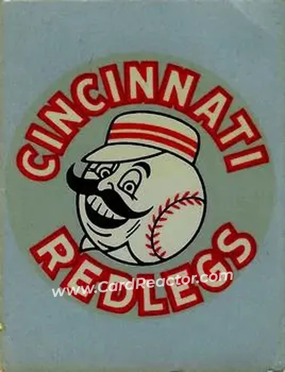 1960 Fleer Baseball Greats - Team Emblems #NNO - Cincinnati Redlegs - Cincinnati Redlegs - Cincinnati Redlegs - Front