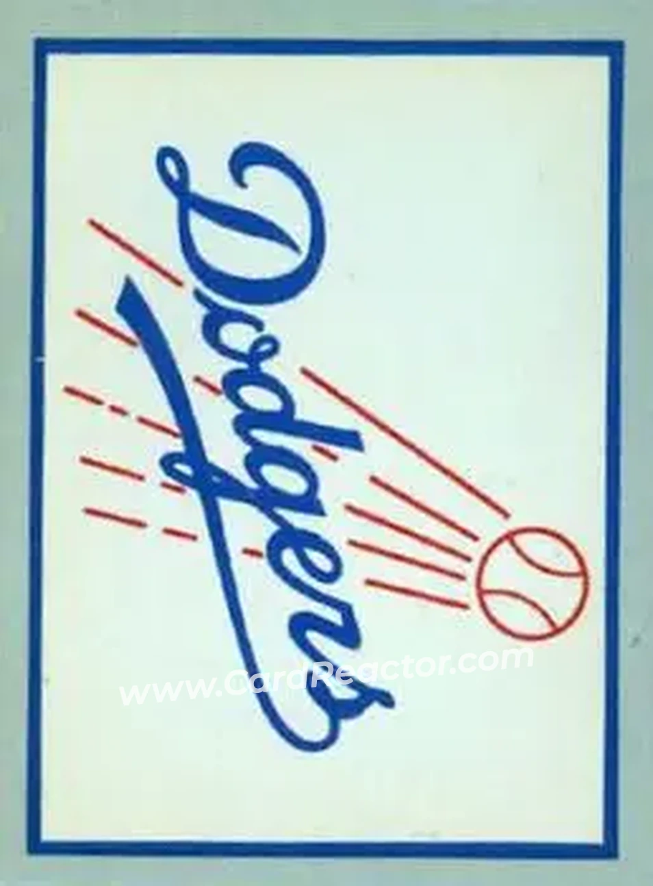1960 Fleer Baseball Greats - Team Emblems #NNO - Los Angeles Dodgers - Los Angeles Dodgers - Los Angeles Dodgers - Front