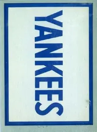 1960 Fleer Baseball Greats #NNO Team Emblems New York Yankees - New York Yankees