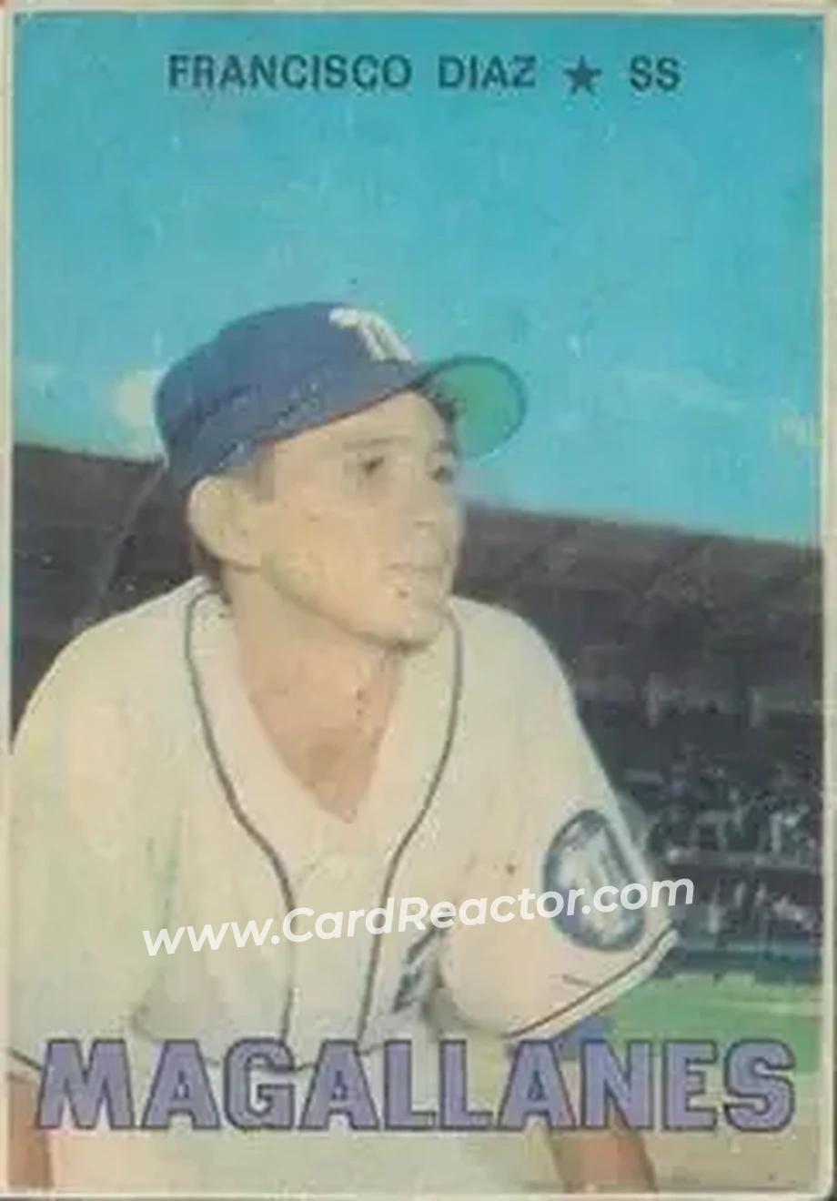 1967 Topps Venezuelan #46 - Francisco Diaz - Navegantes del Magallanes - Front